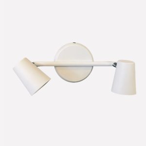 Aplique Spot Para 2 Lámparas Gu10 Techo O Pared