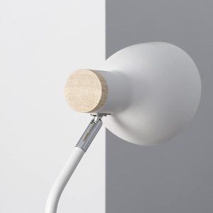 Luminaria De Mesa Portatil Nordico Madera Y Metal - Imagen 9