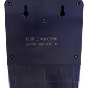 Foco Aplique Solar Con Sensor De Pared Exterior Luz Cálida - Imagen 4