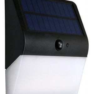 Foco Aplique Solar Con Sensor De Pared Exterior Luz Cálida - Imagen 1