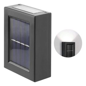 Kit De 2 Aplique Bidireccional Solar Led Decorativo - Imagen 2