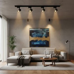 Luminaria Riel 1 Metro Con 4 Spot Led Incluidos Bello - Imagen 3