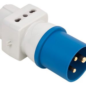 Adaptador Schuko Bipaso A Ficha Clavija Industrial Conatel - Imagen 1