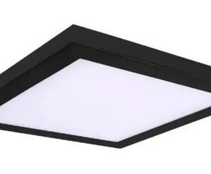 Luminaria Plafon Panel Led 24w Color Negro