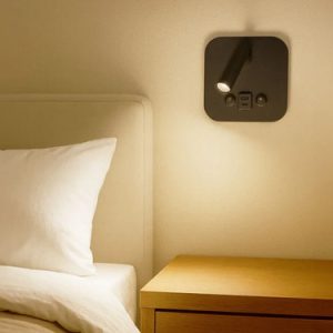 Luminaria Pared Lectura Dormitorio Flexible Cargador - Imagen 4