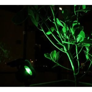 Kit X2 Pincho Farol Solar De Jardín Led Luz Verde - Imagen 5