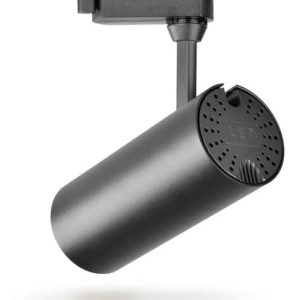 Luminaria Riel 1 Metro Con 3 Spot Led 15w C/u Techo O Pared - Imagen 2