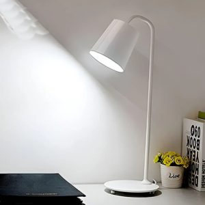 Luminaria Alta De Mesa O Escritorio Metálica Estilo Nórdico - Imagen 2