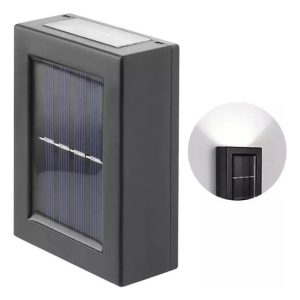 Kit De 2 Aplique Bidireccional Solar Led Decorativo - Imagen 6
