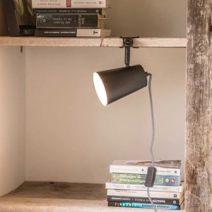 Luminaria Portatil De Pinza Metalica Y Cable Textil - Imagen 3