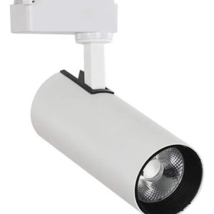 Luminaria Riel 1 Metro Con 3 Spot Led 15w C/u Techo O Pared - Imagen 5