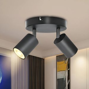 Luminaria Spot Doble 2 Luces Lamparas Gu10 Led Incluidas - Imagen 18