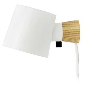 Luminaria Aplique Pared Madera Y Metal Nórdico Con Llave - Imagen 3