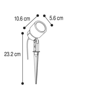 Pincho De Jardin Luz Led 220v Estaca Excelente Luz - Imagen 4
