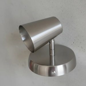 Aplique Spot Color Nickel Una Luz Techo O Pared Gu10 - Imagen 2
