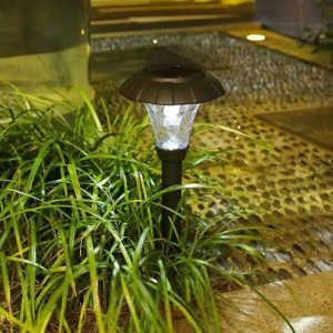 Luminaria Pincho Solar De Jardín Pack X 2 - Imagen 1