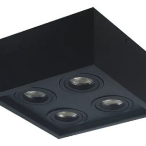 Luminaria Aplique Techo 4 Spot Con Led Gu10 Direccionable - Imagen 3