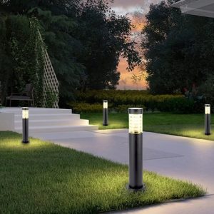 Luminaria Caminero Poste Exterior 60cm Para Lámpara E27 - Imagen 4