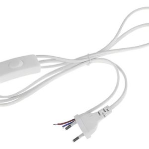 Cable Chicote Con Llave Interruptor Y Ficha Ideal Portátil - Imagen 1