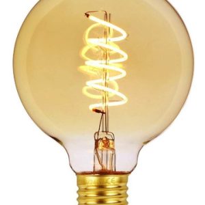 Lámpara Led Globo G95 Vintage Espiral Rulo 4w E27 - Imagen 2