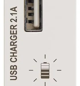 Modulo Cargador Usb Blanco Conatel Duomo, Ave O Richi 1a - Imagen 1