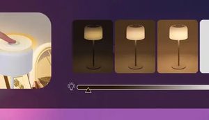 Luminaria Recargable Inalambrica Led Portatil Pared O Mesa - Imagen 4