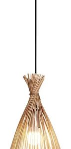 Luminaria Colgante Techo Varillas De Bambu E27 - Imagen 1