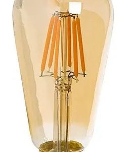 Lámpara Led 10w Ámbar Multifilamento Vintage Edison E27 St64 - Imagen 1