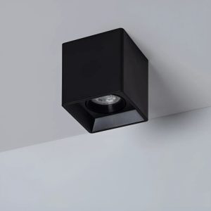 Luminaria Aplique Spot De Techo Gu10 Direccionable Cuadrado - Imagen 1