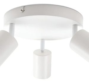 Luminaria 3 Spot Techo Aplique Movible Con Lamparas Gu10 - Imagen 1