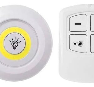 Luz Led Inalambrica Control A Pila Adhesivo Armario Cocina - Imagen 1