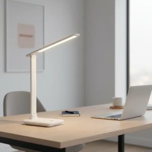 Lámpara Portatil Escritorio Led Cargador Celular Inalámbrico - Imagen 3