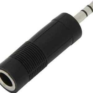 Adaptador Conector Hembra Plug 1/4 A Jack Spica Cables Audio - Imagen 1