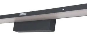 Luminaria Led 12w Aplique Pared Negro Baño Espejo O Cuadro - Imagen 1