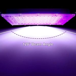 Reflector Led Uv Luz Negra Fluor Neón Fiesta 90w Violeta - Imagen 3