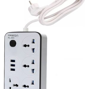 Alargue Zapatilla Multifunción Fichas 4 Tomas Y 3 Usb Llave - Imagen 2
