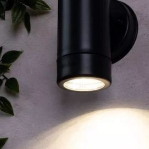 Aplique Exterior Unidireccional Policarbonato Negro - Imagen 2