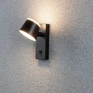 Luminaria Led Aplique De Pared Direccionable Con Llave - Imagen 1