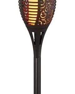 Pincho Solar Led Grande De Jardin Antorcha Fuego Llama