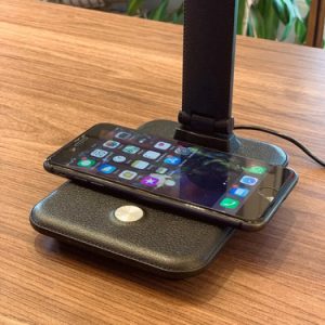 Lámpara Portatil Escritorio Led Cargador Celular Inalámbrico - Imagen 10