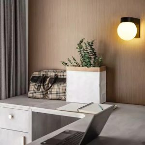 Luminaria Led Aplique Pared Globo Exterior Apto Intemperie - Imagen 3
