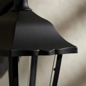 Luminaria Farol Colonial Exterior De Pared 6 Caras - Imagen 3