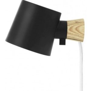 Luminaria Aplique Pared Madera Y Metal Nórdico Con Llave - Imagen 1