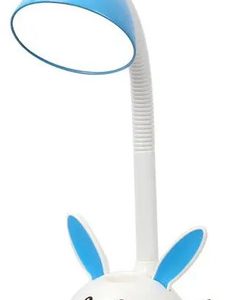 Luminaria Infantil Lámpara Portátil De Mesa Conejo Flexible - Imagen 1