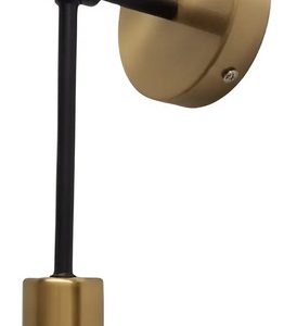 Luminaria Aplique De Pared Vintage Nordico Bronce Dorado