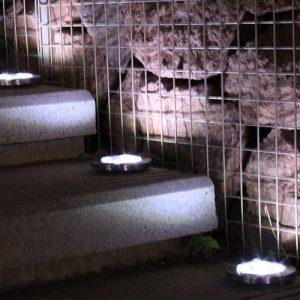 Luminaria Solar Led Acero Inox Jardin Pincho Escalera - Imagen 10