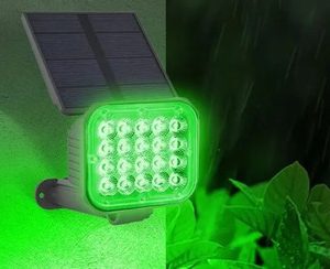 Kit X2 Pincho Farol Solar De Jardín Led Luz Verde - Imagen 9