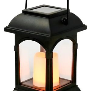 Farol Solar Led Jardín Para Exterior Simula Vela Luz Calida - Imagen 1