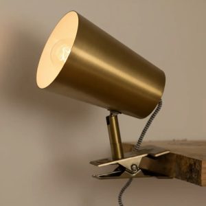 Luminaria Portatil De Pinza Metalica Y Cable Textil - Imagen 6