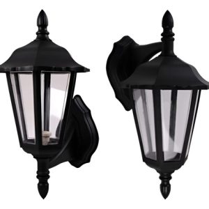 Luminaria Farol Colonial Exterior De Pared 6 Caras - Imagen 1